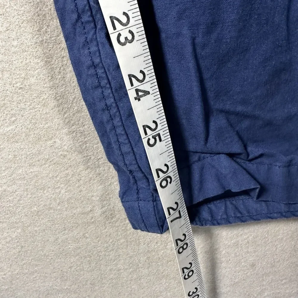 Workwear Coverall Navy Blue Pants Mens Large Wide Leg Pass Through Pockets Over
